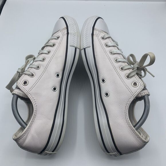 Converse All Star Unisex Light Pink Leather Sneakers Men's Size 9.5 Women 11.5 - Picture 4 of 8